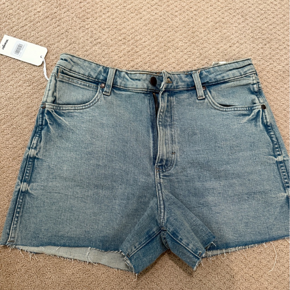 Wrangler Light Blue Denim Shorts